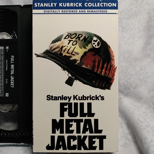 FULL METAL JACKET (VHS, 1988) Matthew Modine, R. Lee Ermey,