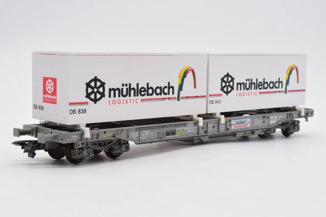ROCO HO DC 46569 HUPAC Einheitstaschenwagen  Frey Transport AG  der SBB -82- EUR 49,99 - DE