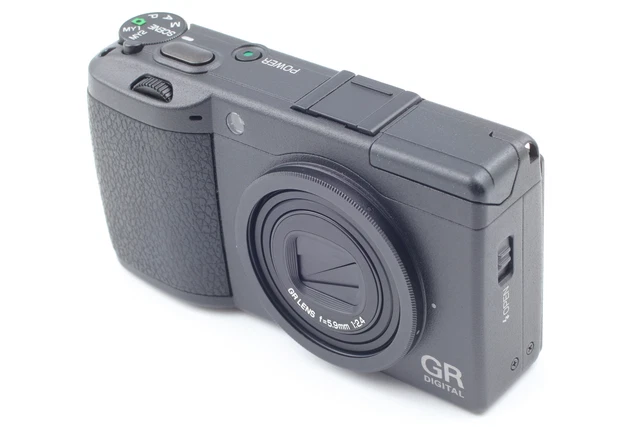 [Near MINT] 1636 shot RICOH GR DIGITAL II 10.1MP Black From JAPAN 5