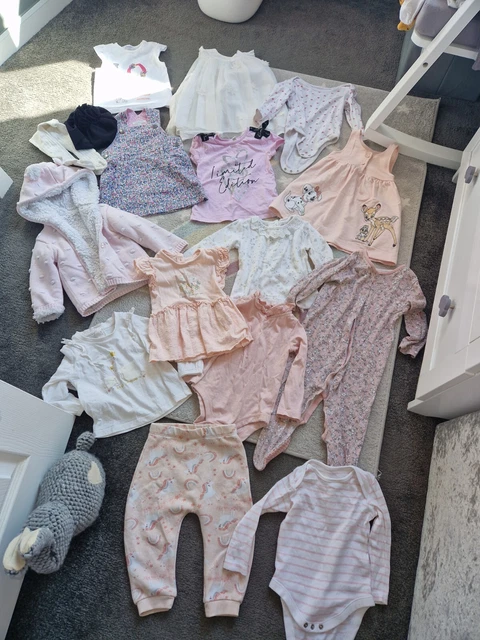 Pacchetto vestiti grandi bambine 6-9 mesi