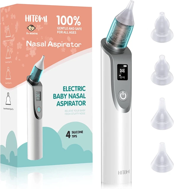 Nasal Aspirator for Baby, Electric Nose Aspirator for Toddler with Adjustable 3