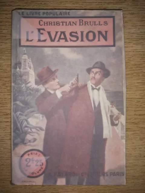 Christian Brulls Georges Simenon L'evasion Le Livre Populaire A Fayard Eo 1934