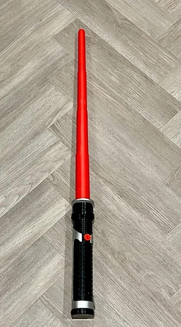 Star Wars Red Retractable Lightsaber Toy 1999 Hasbro Lucasfilm Darth Vader Rare