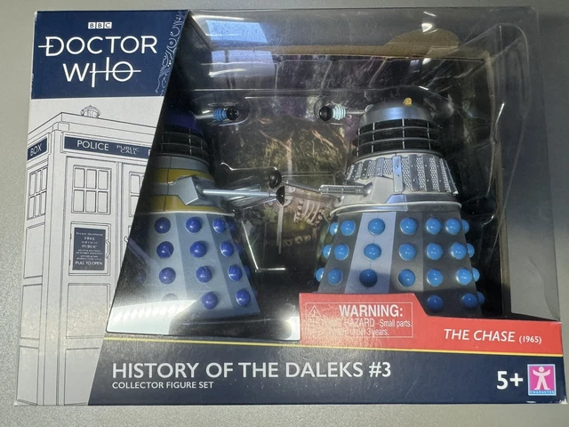 Doctor Who History Of The Daleks – Set Di 5 Figure Da Collezione (13° Dottore E Daleks), Altezza 20 Cm, Non Necessita Montaggio - 5