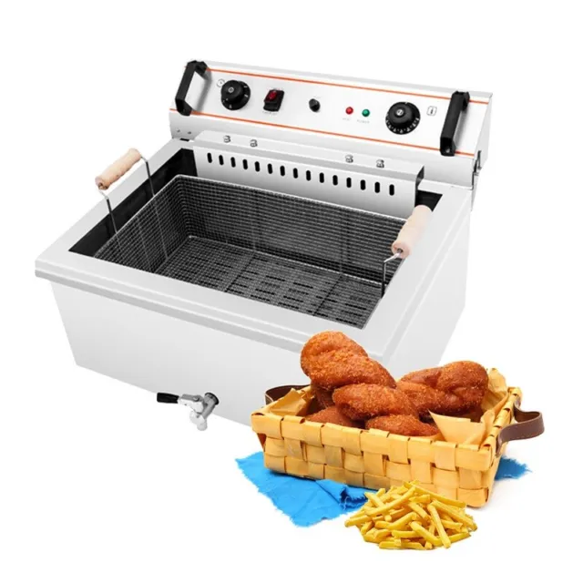 Fryer French Fries Chicken Chops Fryer Snacks Commercial Kitchen Equipment