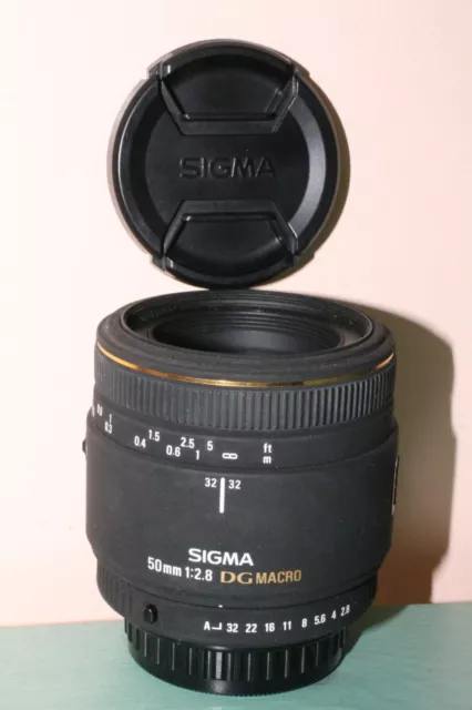 Sigma autofocus EX 50 mm 2,8 DG MACRO pour Pentax AF