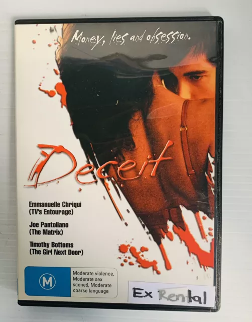 Deceit - Ex-Rental Region 4 DVD - Emmanuel Chriqui + Joe Pantoliano