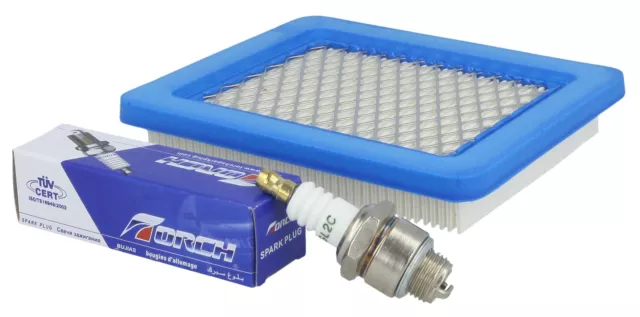 Air Filter / Spark Plug Fits HAYTER HARRIER 41, 48, 56 With Quantum Engine