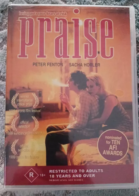 PRAISE Sacha Horler Peter Fenton REGION 4 DVD AUSTRALIAN FILM RATED R NEW SEALED