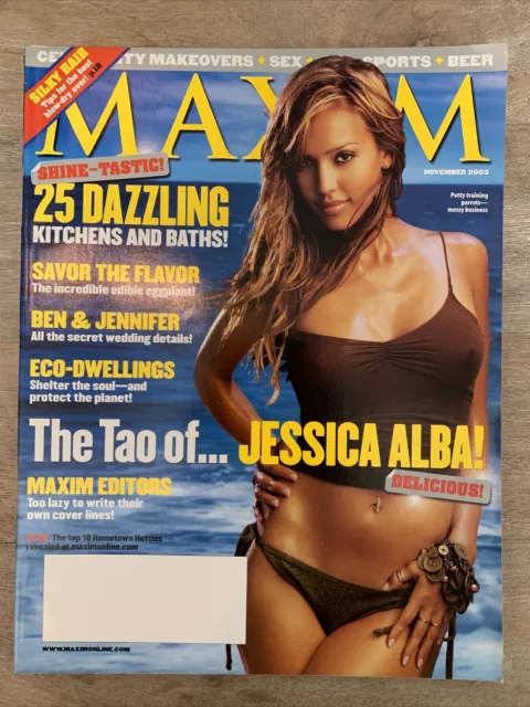 MAXIM Magazine Jessica Alba November 2003