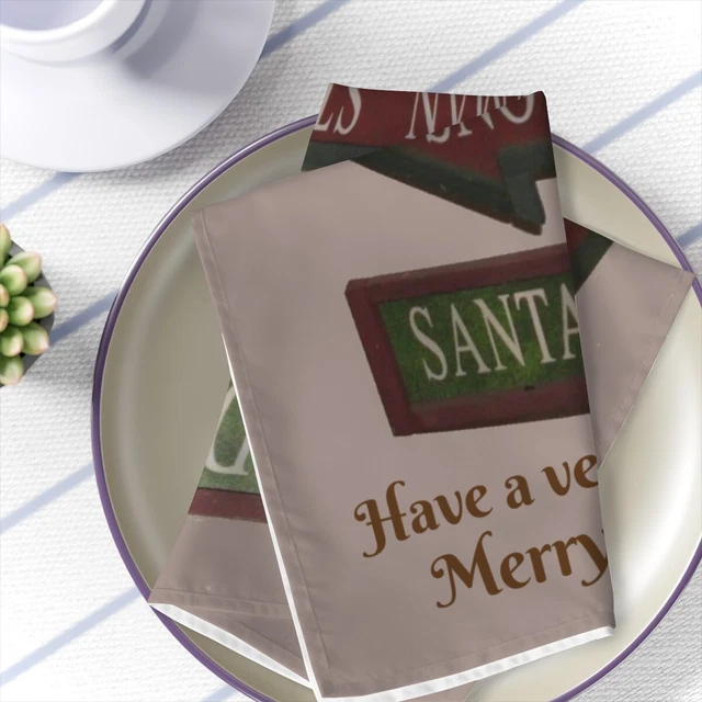 Christmas Arrows Sign Napkins Set of 4