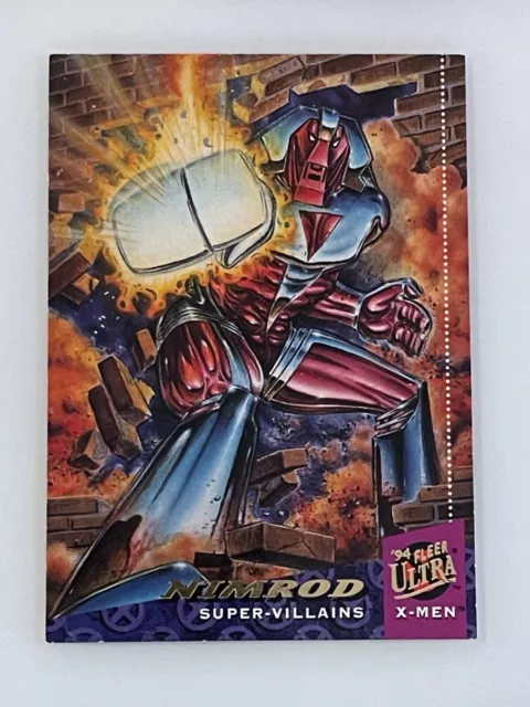 Vintage 1994 Fleer Ultra X-Men Super-Villains "Nimrod" Marvel Comics Card #78