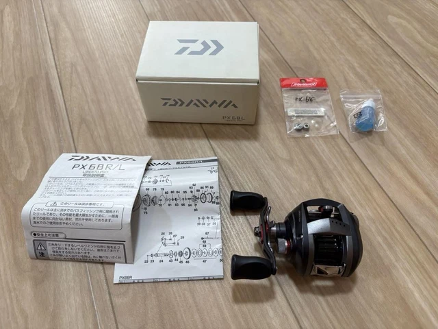 DAIWA PX68L LIBERT Pixie Spinning Reel Black Silver Double