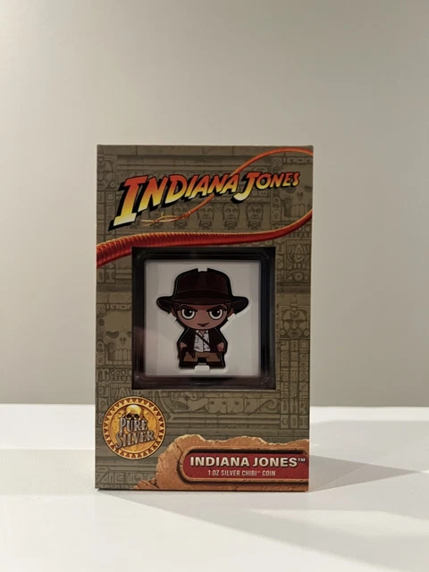 2023 Chibi Coin Indiana Jones. 0.999 1 Oz. Silver Coin.
