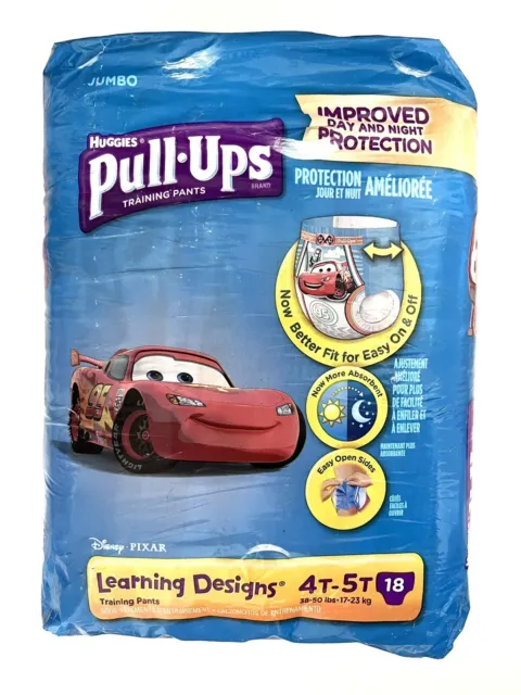 Huggies Pull Ups Training Pants For Boys Size 4T-5T: 38-50lbs