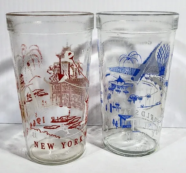 1964-65 New York Worlds Fair New York Pavilion & General Motor Glasses 2