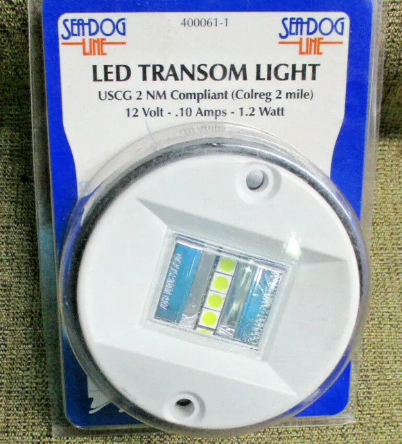 Seadog Line Led Transom Light Round 400061-1  (*2081Sh)