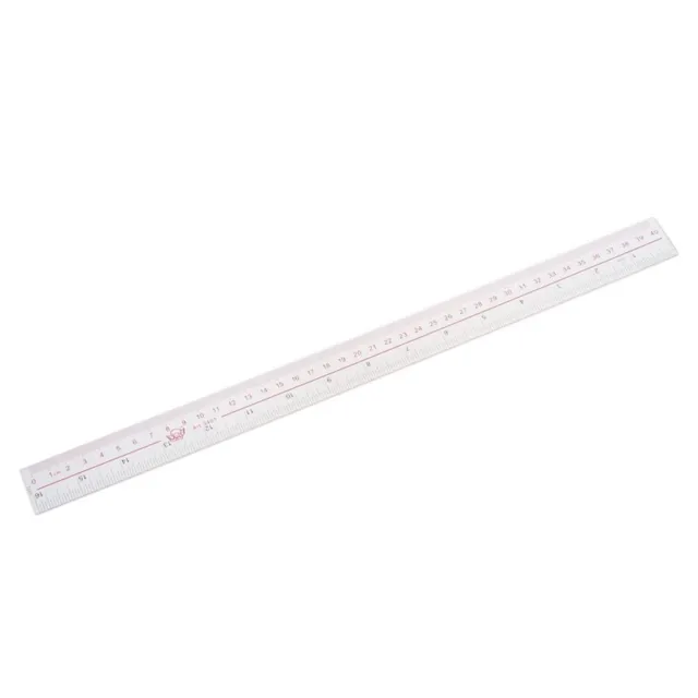 3X(40cm 16 Inches Length Measure Clear Plastic Straight  Ruler P5A4)7183