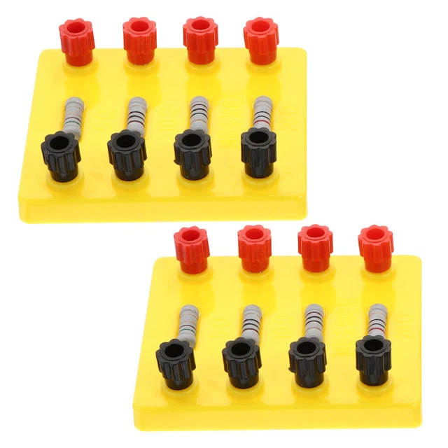 Apparecchiatura sperimentale fisica plastica resistore elettromagnetico a valore fisso