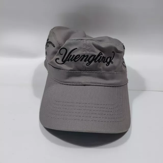 Yuengling Lager Beer Hat Gray Logo Americas Oldest Brewery Baseball Cap Flat