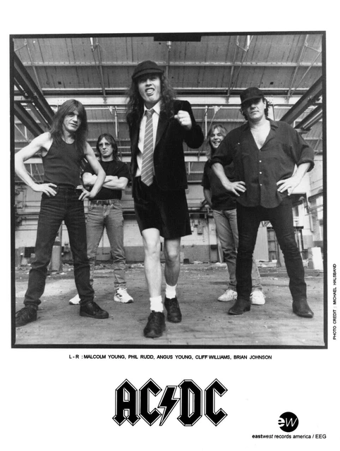 AC/DC - PROMO Photo 1995 - Ballbreaker - Angus Young - Brian Johnson ...