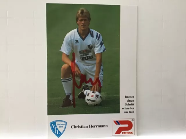 Christian Herrmann original Autogrammkarte VfL Bochum