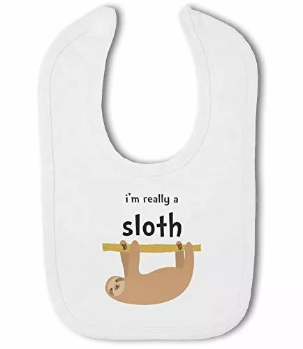 Im Really a Sloth divertente - bavaglino bambino di BWW stampa Ltd