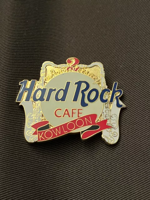 *Hard Rock Cafe Kowloon - 2nd Anniversary Pin* [1996]