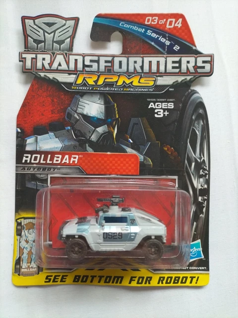 HASBRO TRANSFORMERS COMBAT Series RPM'S Rollbar Autobot 03 Of 04 2009 ...