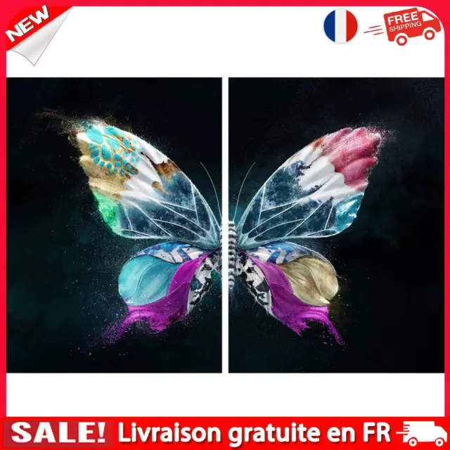 Wall Art Pictures Posters Color Butterfly Oil Paint Painting Bedroom Ornaments