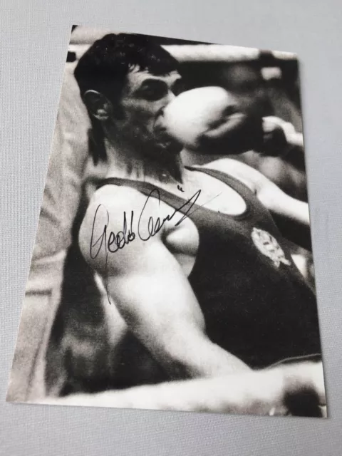 GRYÖRGI GEDO Olympiasieger 1972 Boxen signed Foto 10 x 15 Autogramm