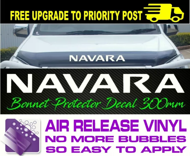 For Nissan NAVARA BONNET PROTECTOR DECAL Sticker 300mm