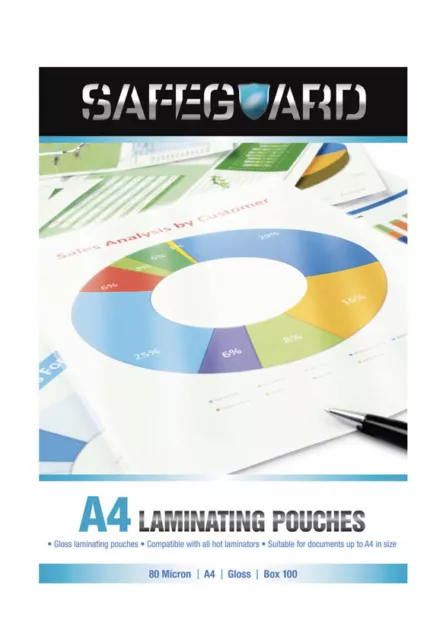 Artline Safeguard Laminating Pouches A4 100 Pack