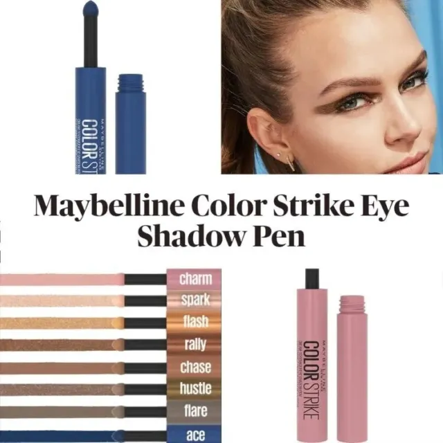 Maybelline Color Strike Cream-to-Powder Eye Shadow Pen Makeup,