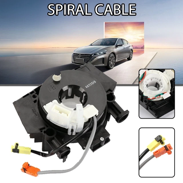 Für Nissan Qashqai 06-13 Airbag Squib Uhr Federsensor Spiralkabel 2 Stecker q