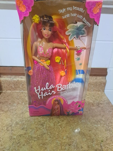 Hula Hair AA Christie? Barbie Doll 1996 Mattel #17048 Hula Hair AA Christie? Barbie Doll 1996 Mattel #17048