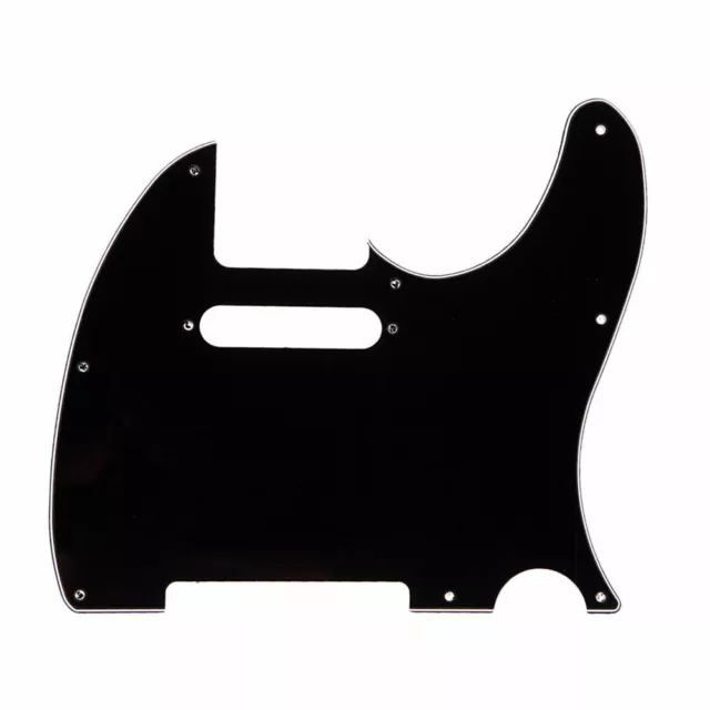 NEW PICKGUARD TELECASTER black 3ply pour guitare télé