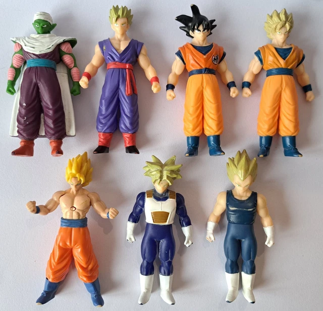 Lot 6 figurines Dragon Ball Z / GT – Atlas 1996 – 13 cm - Collection