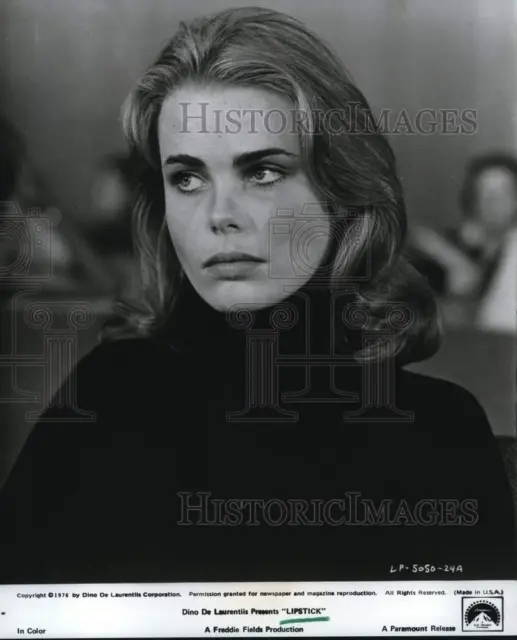 1976 Press Photo Margaux Hemingway Makes Her Motion Picture Debut in "Lipstick"