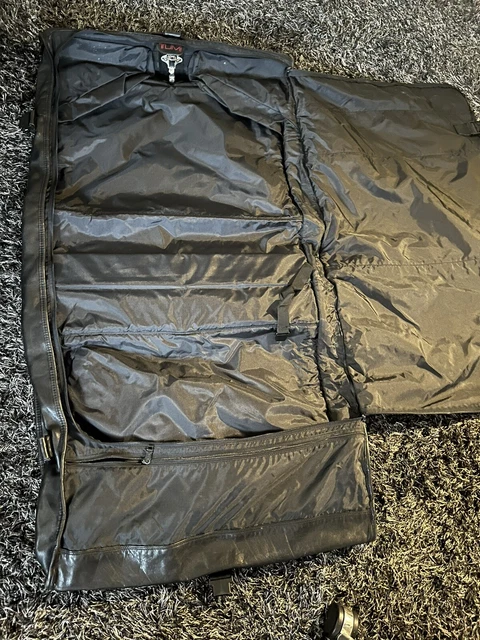 Tumi Leather Garment Bag Nice Vintage Luggage, Black Carry on