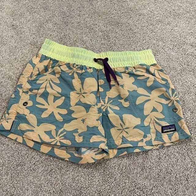 Patagonia kids size L large tropical NEW swim outdoor activity adventure short