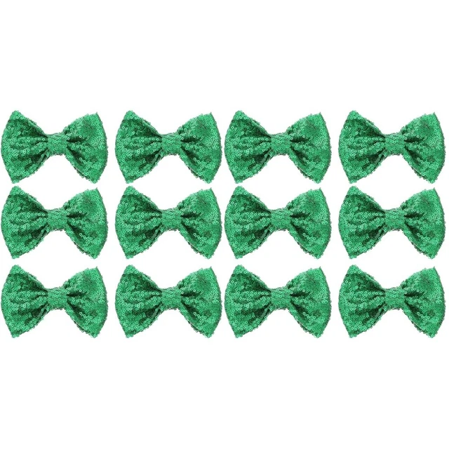 2x Rote Fliege Diy Bowknot Patches Diy Bowknot Patches Pailletten Haar Clips