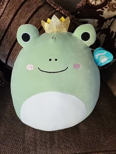 Squishmallows Baratelli The Frog Prince 16-Inch Kellytoy Soft Plush New with Tag