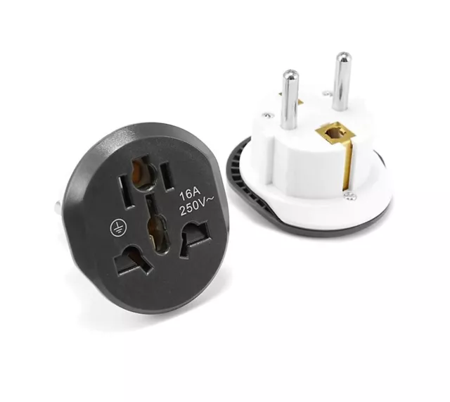 Adaptateur Secteur Voyage Prise AU US UK CN Vers EU Universel Europe France 16A 2