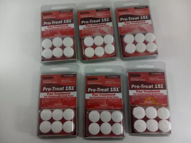 Divirsitech PROTREAT-151 Condensate Drain Pan Tabs 36 Tablets PT151 -
