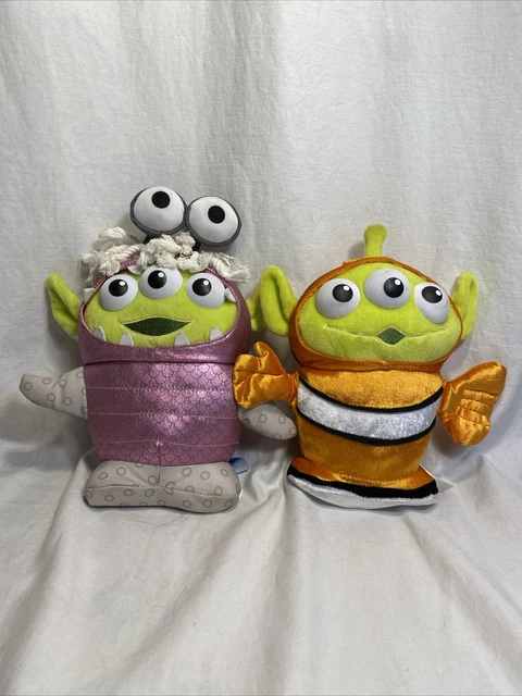 DISNEY PIXAR ALIEN Plush Toy Story Monster Inc Remix Stuffed Animal 2x ...