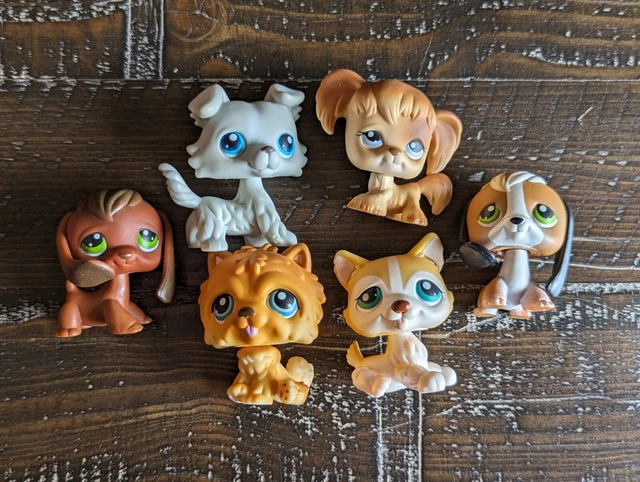 VINTAGE LITTLEST PET Shop Authentic LPS Lot of 6 - Assortment of Dogs ...