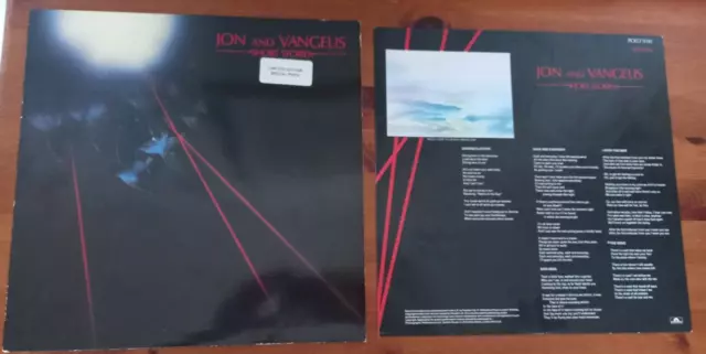 Jon and Vangelis Short Stories Vinyl LP. EX, A1 B1 1979 POLD5030