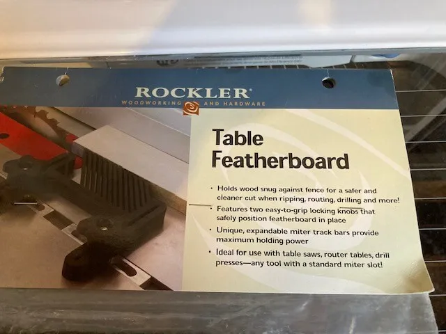 Rockler Adjustable Table Featherboard