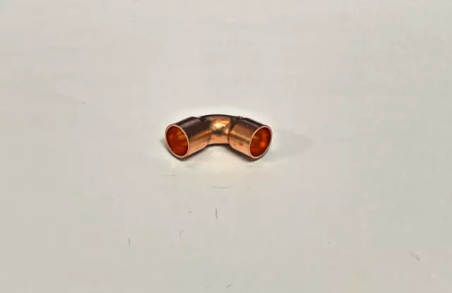 Copper Elbow, For 3/8" O.D. Lines For Refrigeration, A/C, HVAC Grade